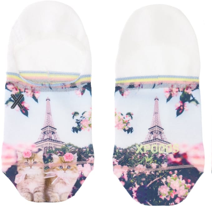 XPOOOS - Sisters Dames Invisible Sneakersokken - 1-Pack - Maat One Size