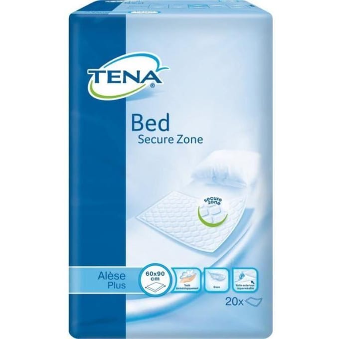 Incontinentie Beschermer Tena Bed Secure Zone Plus 60 x 90 cm 20 Stuks
