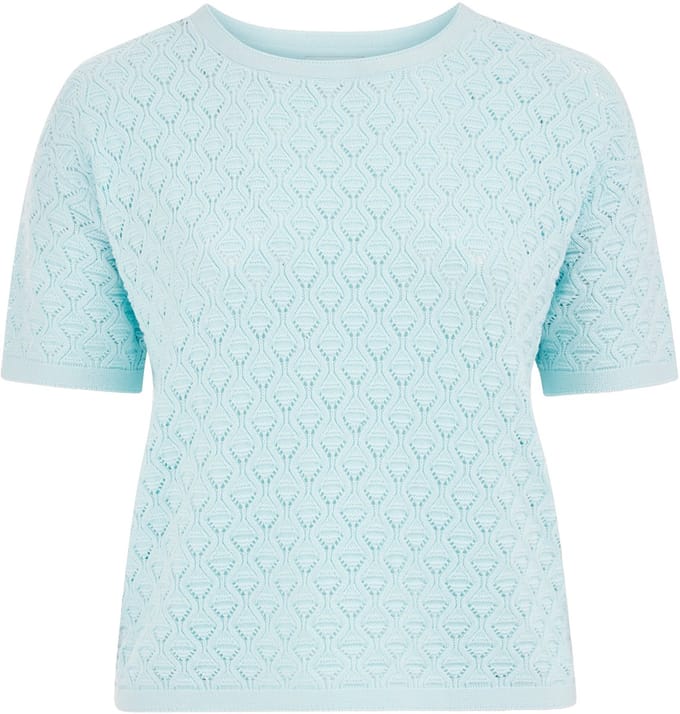 WE Fashion Dames gebreide trui met open structuur - Curve