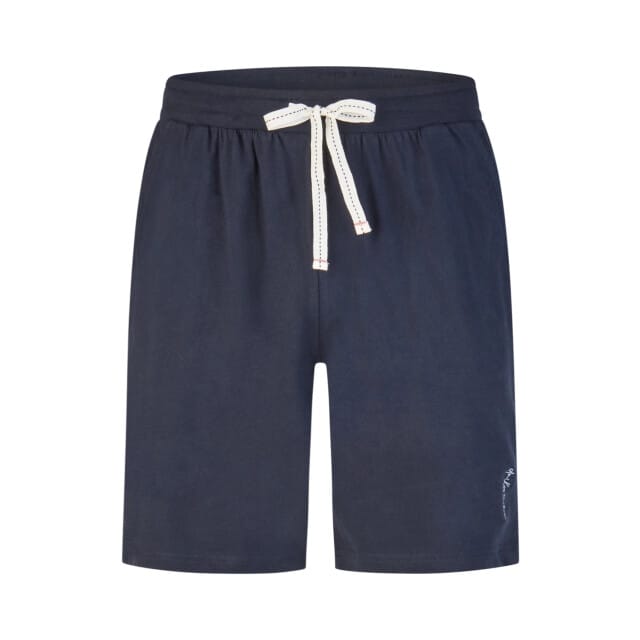 Phil & Co Heren Shortama Korte Pyjama Set Rood/Donkerblauw Gestreept - Maat M