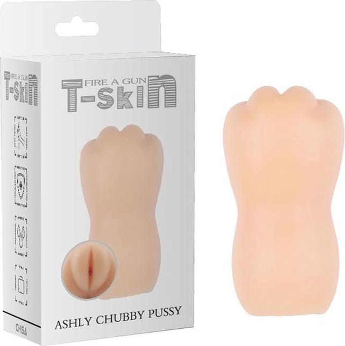 CHISA - Masturbator Ashly Chubby Vagina T-skin 13.3 Cm Beige