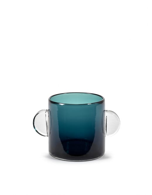 Serax Wind & Fire By Marie Michielssen Vaas Ø19 Blauw