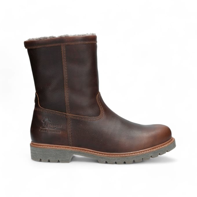 Panama Jack Fedro Igloo C10 bruin leren biker-enkellaarzen voor heren