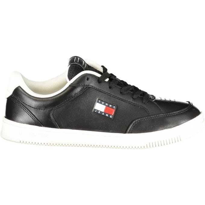 Tommy Hilfiger Zwarte Polyurethaan Heren Sneaker