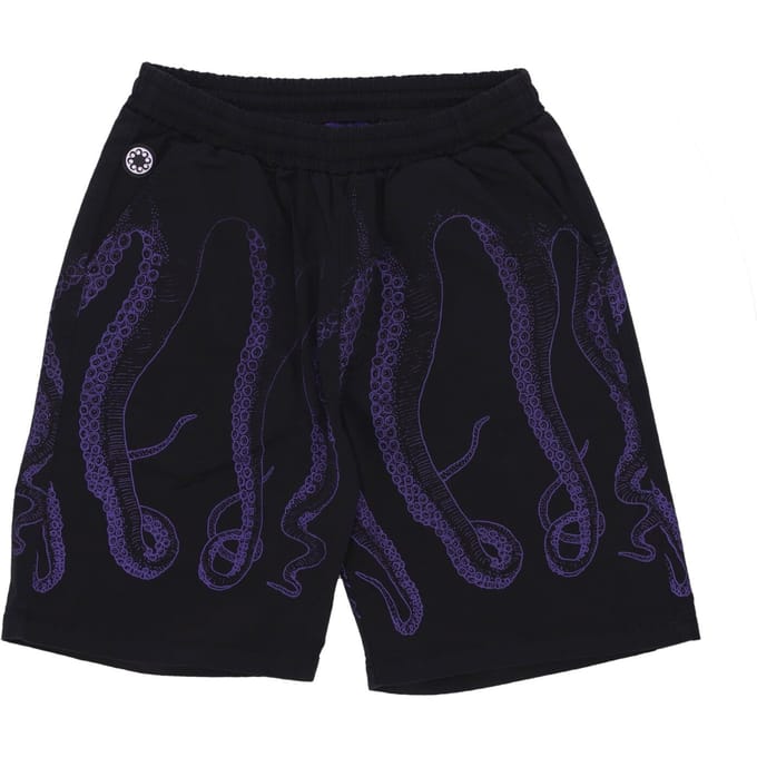 Outline Jogger Short Heren Korte Broek Zwart/paars