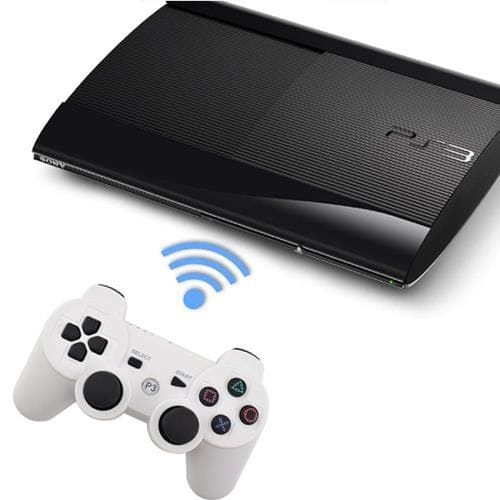 Ps3 Dualshock Controller zonder Draad Dubbele Trilling 6 As(Zesaxis) voor PS3-controller (Wit)
