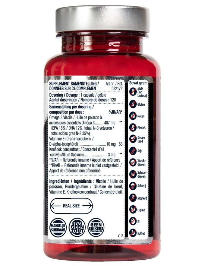 lucovitaal - Visolie & knoflook 120 Capsules