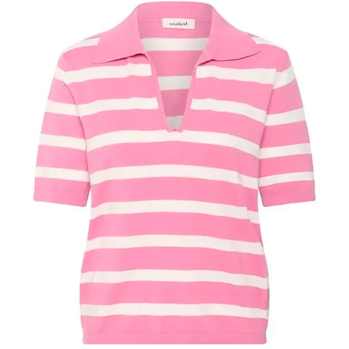 Gestreepte polo voor dames Soaked in Luxury Spina