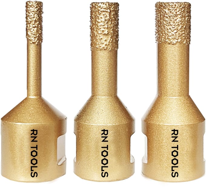 RNtools Diamant Tegelboor set 3-delig - Diamantboor diameter 6, 10 en 12 mm
