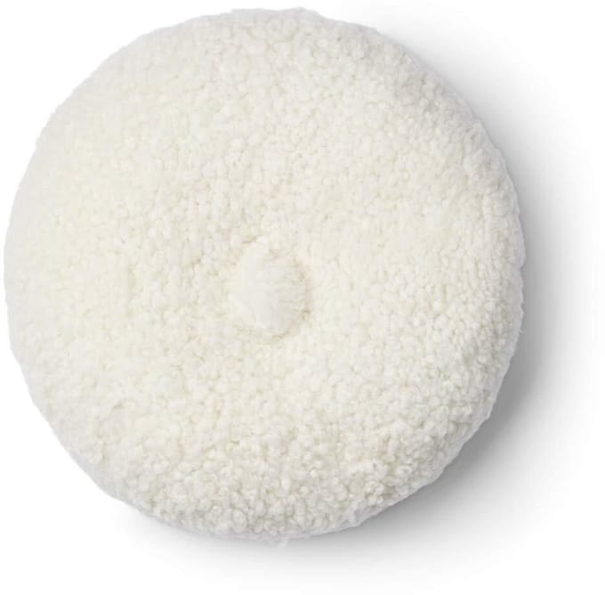 Sheepskin House - Rond Kussen - Dubbelzijdig - D40 cm