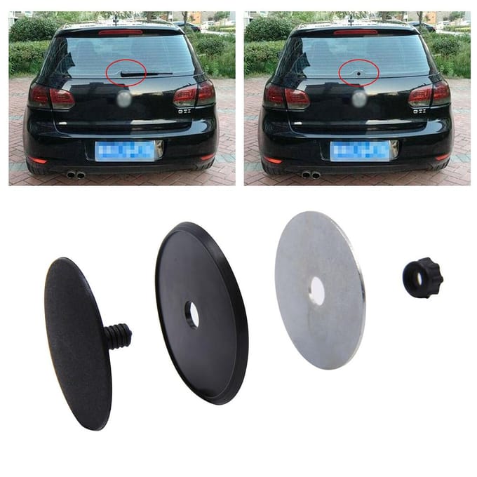 Achterruitwisser verwijder kit auto waterdichte blokkade plug dop 32mm / 1.26in gray