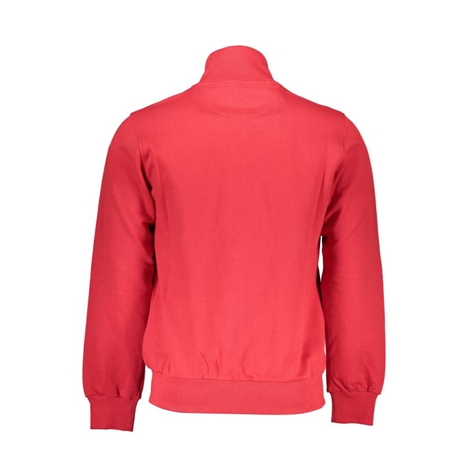 La Martina Rosso Katoenen Heren Sweatshirt