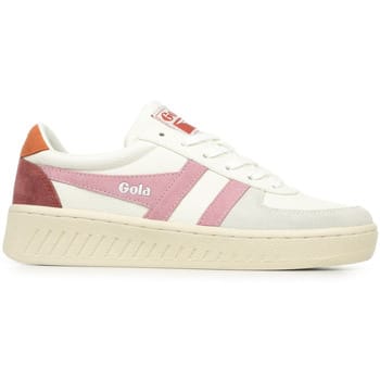 Gola damessneaker Grandslam Trident wit roze