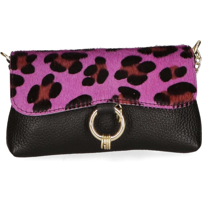 Gave Lux Koppelingzak vrouwen LEOPARD FUCHSIA