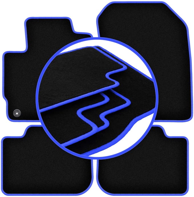 CARLUX-BLUE automatten voor: Mitsubishi Colt VII hatchback (2008-2012)