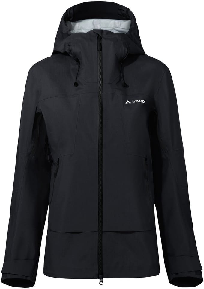 VAUDE Croz Alpine 3L jas, hardshelljas, dames outdoor sportjas, waterdicht, winddicht, hardshell, capuchon, regular fit