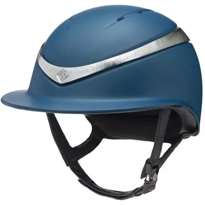 Helm paardrijden pic groot glanzend Charles Owen luxe