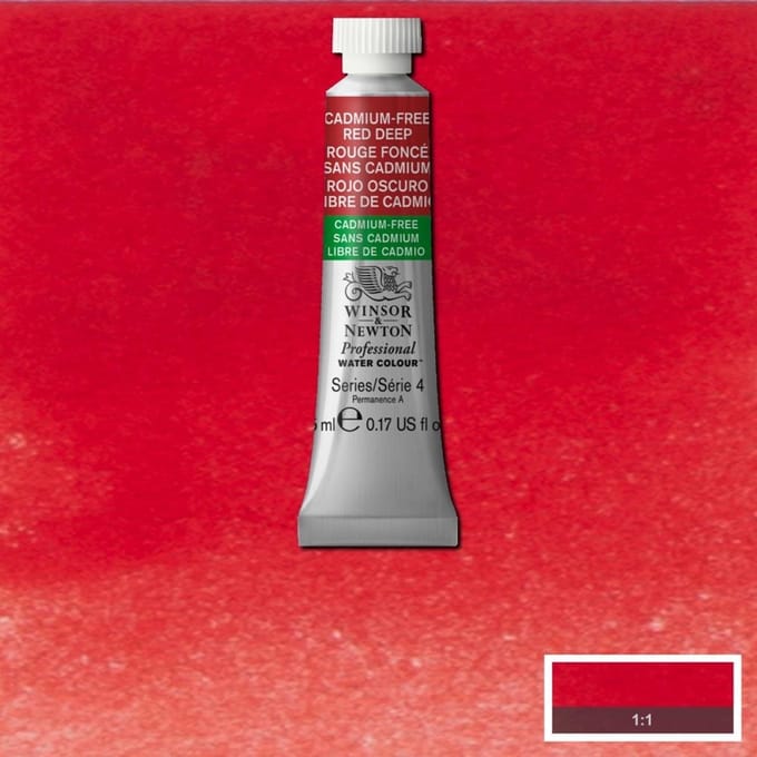W&N Professional Aquarelverf 5ml | Cadmium-Free Red Deep