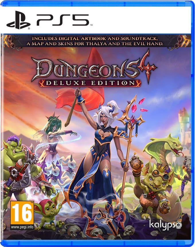 Dungeons 4 (Deluxe Edition) - Sony PlayStation 5 - Real Time Strategy