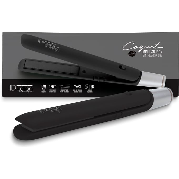 Mini USB Coquete Zwarte Haard straightener