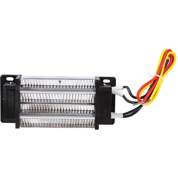 200W DC 12V Elektrisch Geïsoleerd Keramisch Thermostatisch Hoog Vermogen PTC Verwarmingselement Verwarmer gray