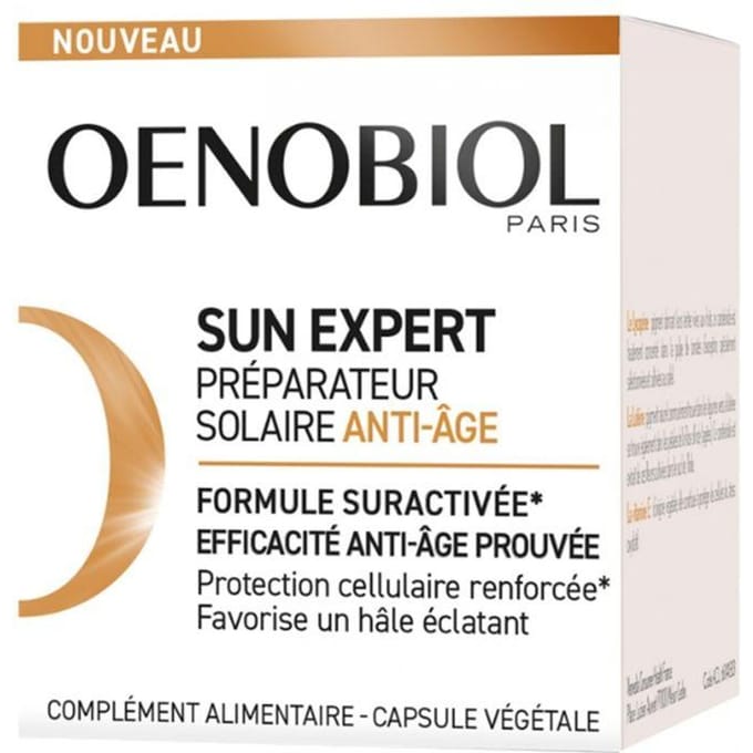 Complément alimentaire - OENOBIOL - Sun Expert - 30 capsules - Anti-âge - Protection UV