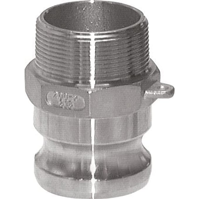 Camlock DN 140 (6'') Koppeling MessingR 6'' met buitendraad Type F MIL-C-27487