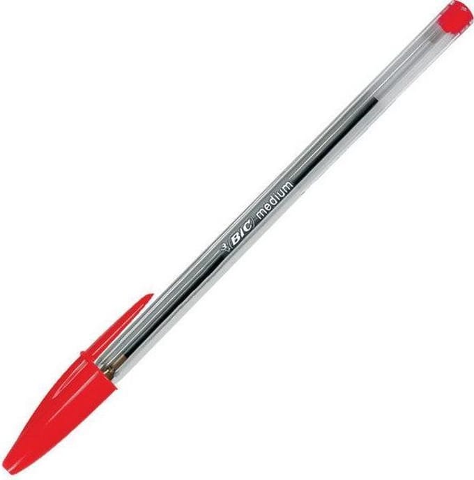 Bic Balpen (Wegwerp) Cristal Rood 0.4 Mm - 1 stuks