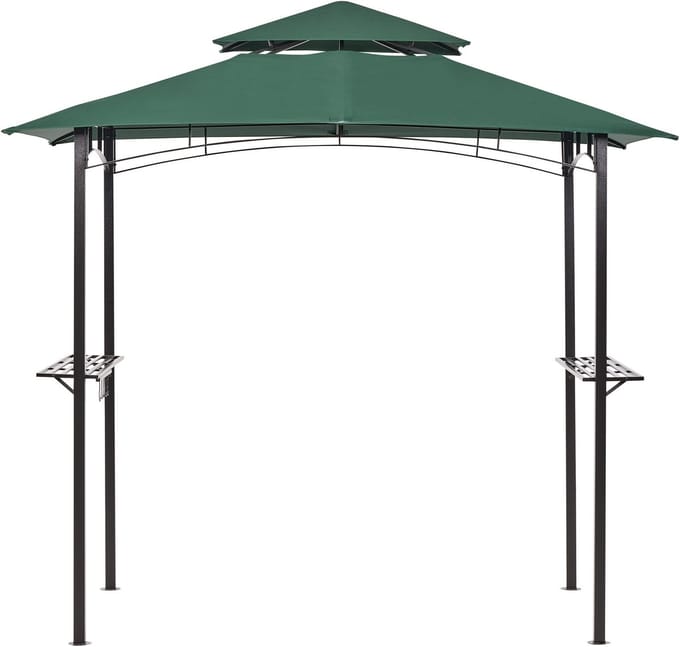 NARO - Tuinpaviljoen - Donkergroen - Staal