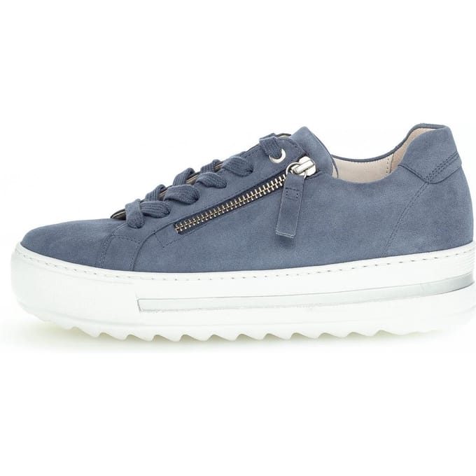 Gabor - Maat 40.5 - 66.498.26 Dames Sneakers - Blauw