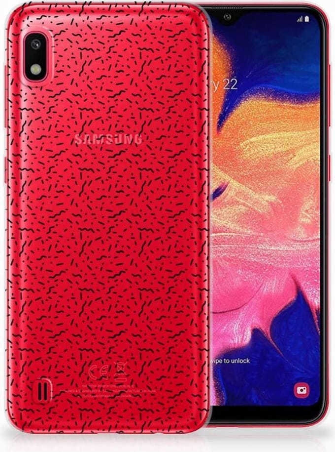 Samsung Galaxy A10 TPU bumper Stripes Dots