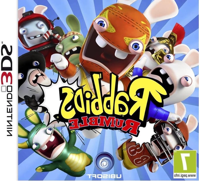 Rabbids Rumble - Partyspel - Spelplezier - Grappige Uitdagingen - 7 x 4.5 x 12.2 cm - Multicolor