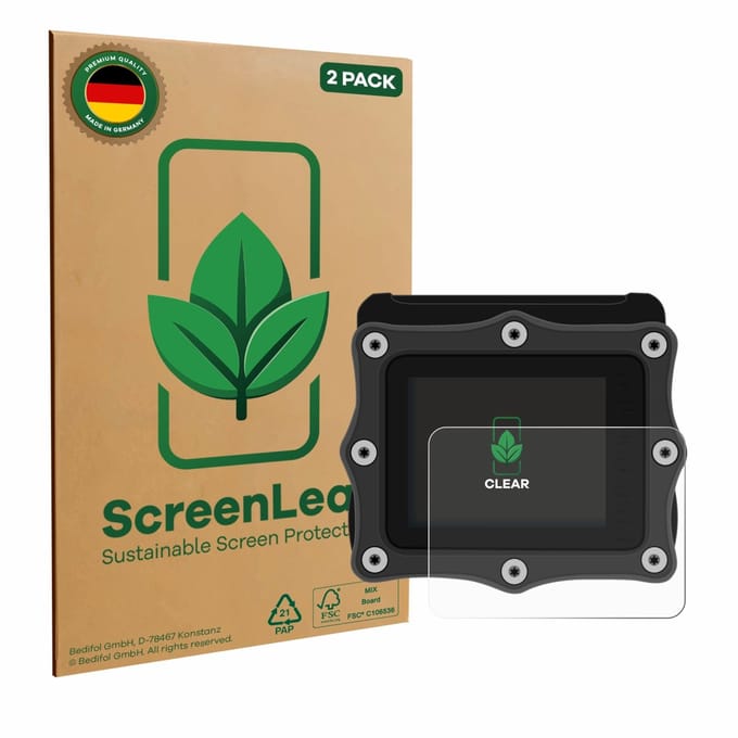 2 Stuks Screenprotector voor Shearwater Perdix dive computer - Hoogwaardige Beschermfolie transparant