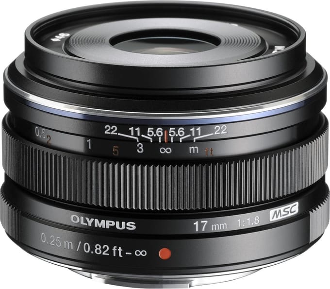 Olympus M.Zuiko Digital - 17mm - f/1.8 - Zwart