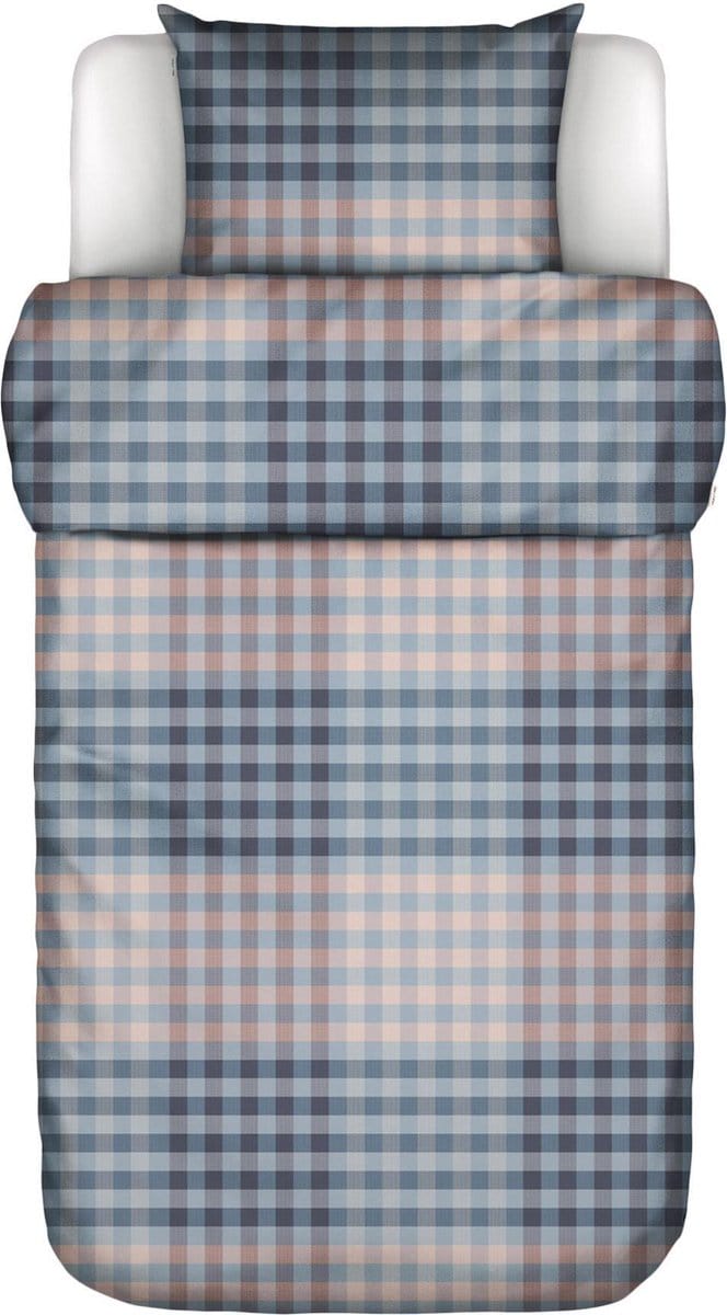 Marc O'Polo Klaudi Dekbedovertrek Powder blue - Eenpersoons – 140x200/220 cm