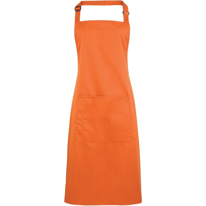 Premier Dames/Dames Kleuren Bipschort Met Zak / Werkkleding (Terracotta)