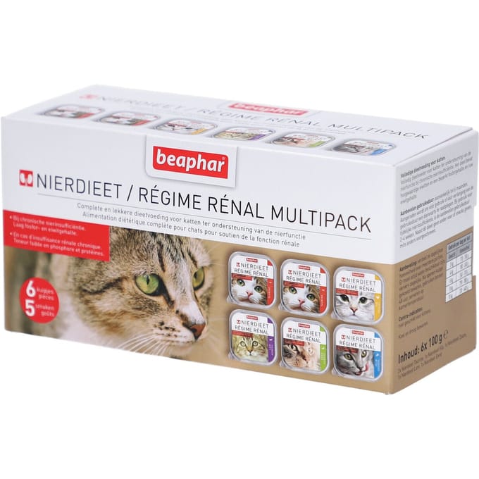 Beaphar® Nierdieet Multipack kat 6x100 Voeding