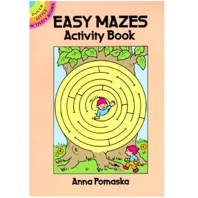 Easy Mazes Activity Book - Anna Pomaska