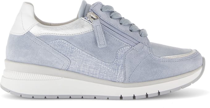 Gabor -Dames - blauw licht - sneakers - maat 38.5