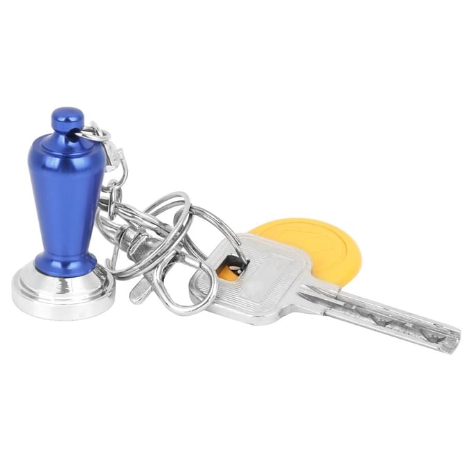 Mini Koffie Tamper Sleutelhanger Poeder Hamer Sleutelring Koffie Apparaat Hanger Randgeschenken