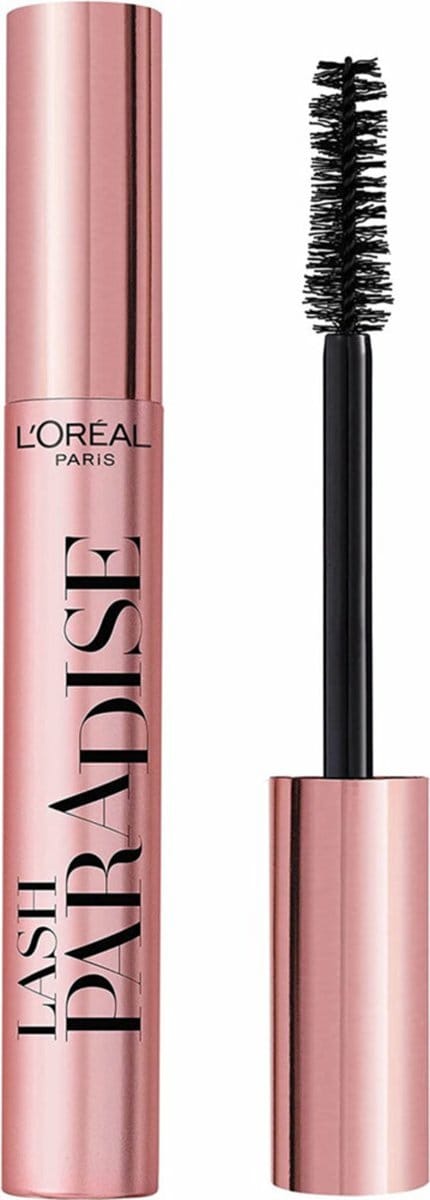 L'Oréal Lash Paradise Mascara Intense Zwart - 4 x 6,4 ml - Voordeelverpakking