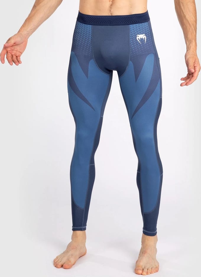 Venum - COMPRESSIEBROEK SPATS - ATTACK - NAVY BLUE - SIZE XL