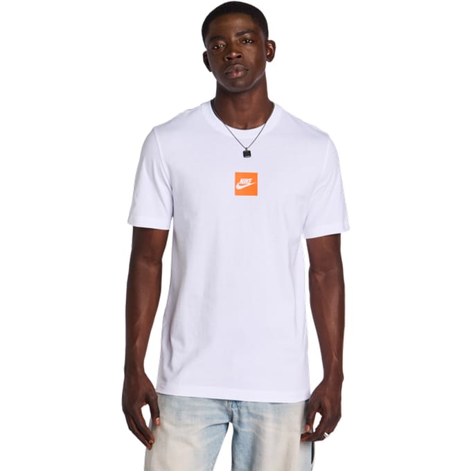 Nike Club T-shirts Heren - Wit - Maat L