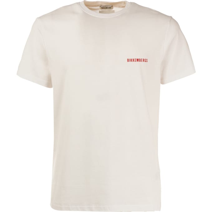 Heren-T-shirt met ronde hals en logo