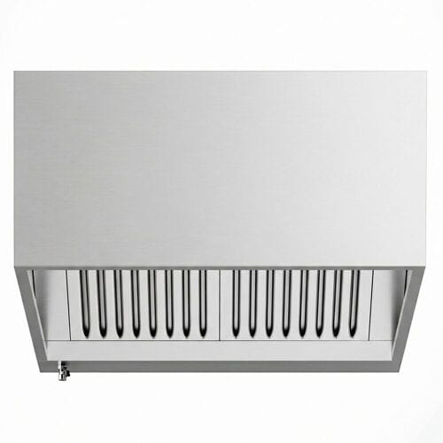 GGM Gastro Kastenhaube - 1000mm - mit Filter & Lampe Zilver
