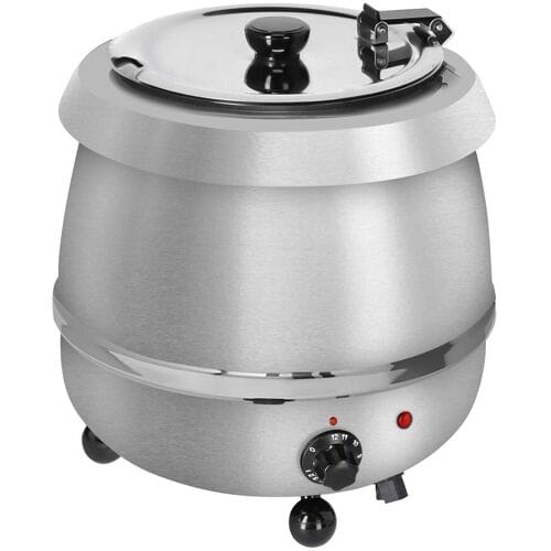 GGM Gastro Suppenwärmer - 9 Liter - Edelstahl Zilver