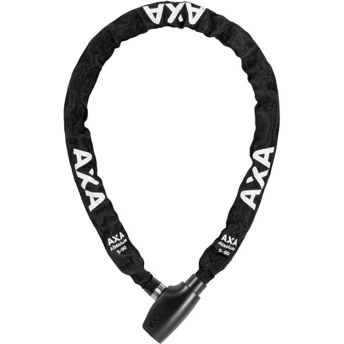 Axa Kettingslot Absolute - Zwart - Lengte 90cm Ø5mm