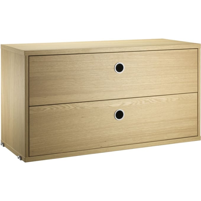 String Furniture - Ladeblok - 78 x 42 x 30 cm - Eiken - beige