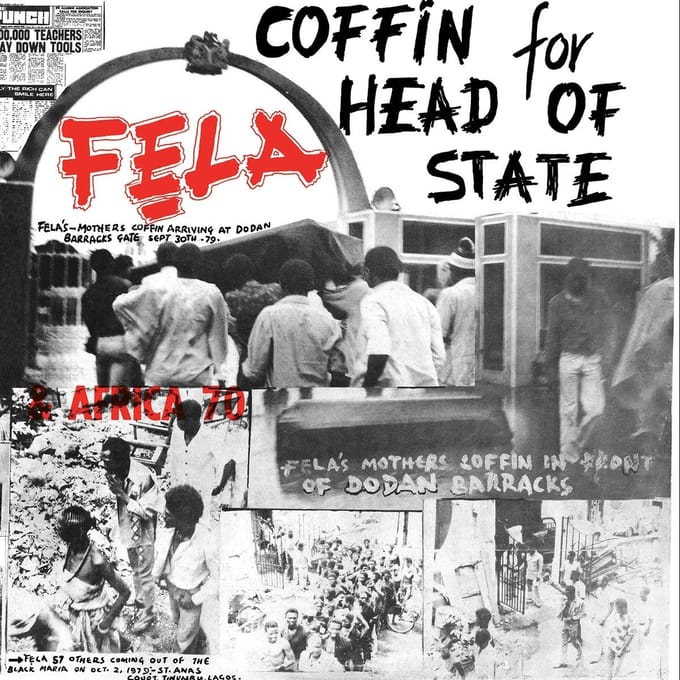 Fela Kuti, Africa 70 - Coffin For Head Of State (LP)