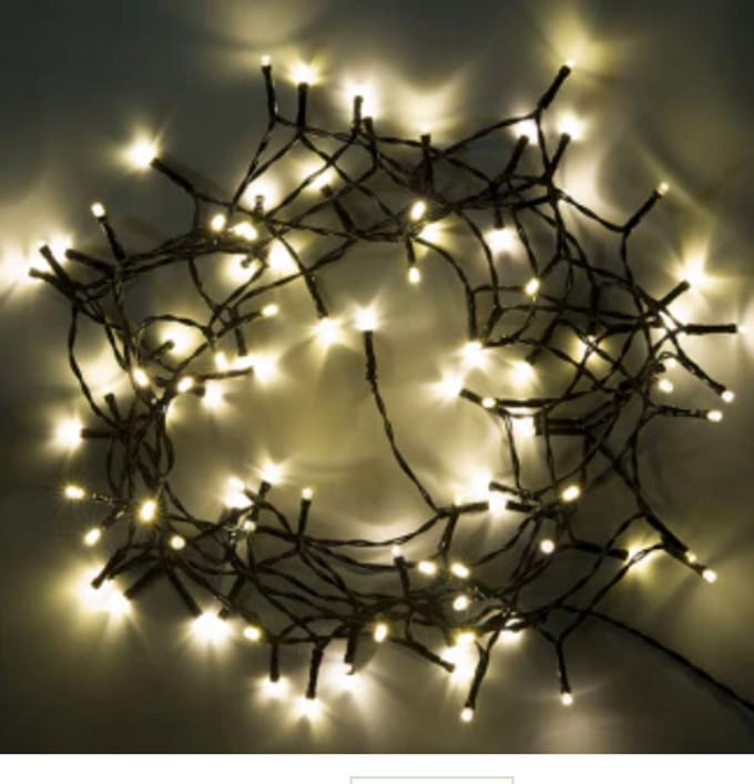 Kerstverlichting op batterijen | 7 meter (96 LEDs, Timer, Lichtprogramma's, Binnen/Buiten)
